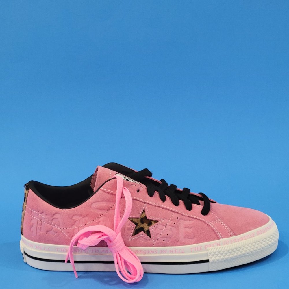 Converse One Star x Sean Pablo 'Leopard Paradise' Skate Sneakers 171325C NWT - Picture 2 of 7